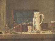 Jean Baptiste Simeon Chardin Smoking Kit with a Drinking Pot (mk05) Sweden oil painting artist